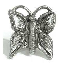 Emenee MK1099-ABR Home Classics Collection Butterfly 1-1/2 inch x 1-1/4 inch in Antique Matte Brass nature Series